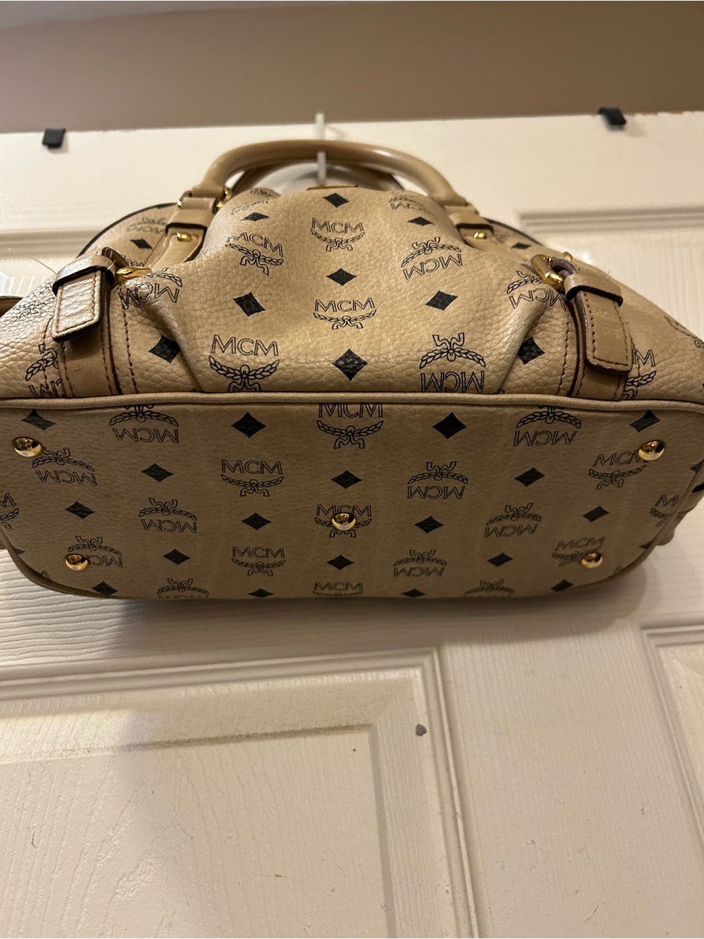 MCM satchel handbag - Picture 5 of 12